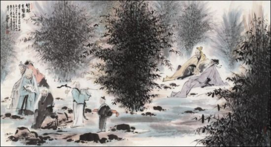 籍忠亮两幅国画作品拍卖价格过百万（图）